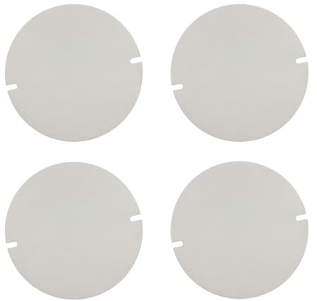 BEPSYOM 4 Pezzi Guarnizione Flam per Tubo Camino (Guarnizione Piatta), Resistente al Calore fino a 1400°C, Guarnizioni per Canna Fumaria, Guarnizione da Tagliare (Ø 120-150 mm)