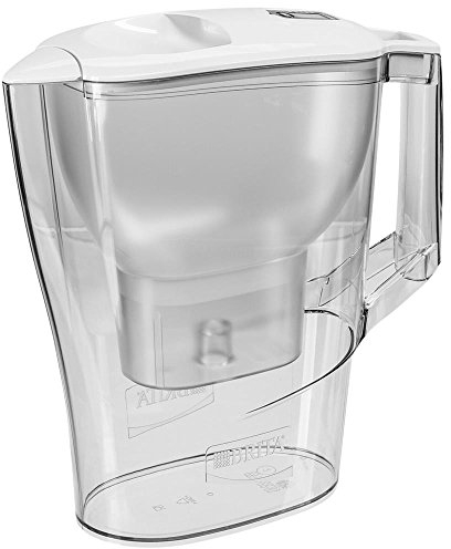 BRITA Aluna Frosted - Jarra con Filtro, Color Blanco Capacidad 2.4 L