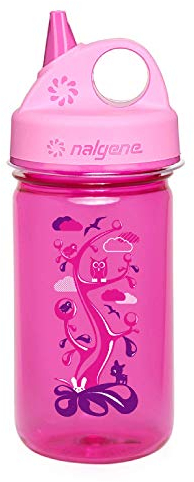 Nalgene Kunststoffflasche Everyday Grip-n-Gulp Trinkflasche, Rosa, 0.35 Liter