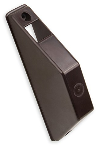 DIWARO® Wicklerblende für Mini Halbeinlass-Gurtwickler | Lochabstand 135 mm | Kunststoff braun | Abdeckplatte zur Abdeckung von handelsüblichen Gurtwicklern