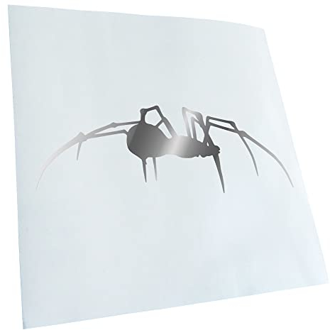 Kiwistar Autoaufkleber - Spinne Spider Silhouette Aufkleber für Auto, Laptop, Fahrrad, LKW, Motorrad Mehrfarbig JDM Decal Racing