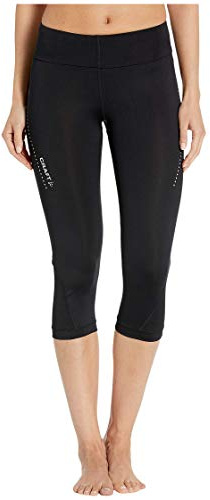 Craft Damen Hosen Essential Tight - Schwarz, Weiß