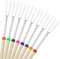COVVY BBQ Marshmallow Brochette De 8 Télescopage Rotation Extensible Smores Brochettes & Hot Dog Fourchette 32 Cm Enfants Au Camping Feu Feu Accessoires, 8-Piece