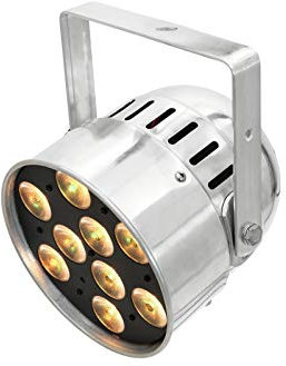 EUROLITE LED PAR-56 HCL Short sil | PAR-Scheinwerfer mit 9 x 10-W-6in1-LED und RGBAW+UV-Farbmischung