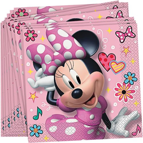Unique Disney Iconic Minnie Mouse Luncheon Napkins [16 Per Package]