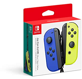 Nintendo Neon Blue/Neon Yellow Joy-Con (L/R) - Official Switch JoyCon Controllers Pair