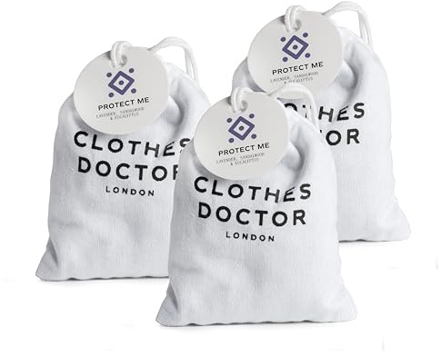 Clothes Doctor Natural Moth Repellent Scent Bags | Fill your wardrobe with fragrance | Clothes Storage | Chemical Free | Hated by Moths - Lasts for 3 Months