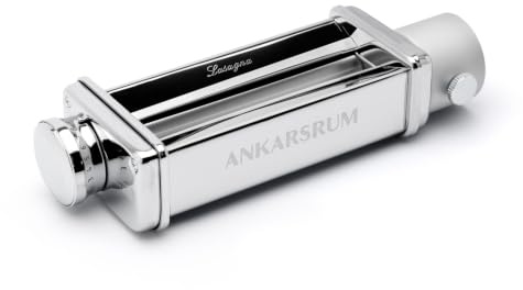 Ankarsrum Pastawalze Lasagne | Nudelaufsatz für frische Pasta & Lasagneplatten, passend für alle Ankarsrum Küchenmaschinen (N1–N30)