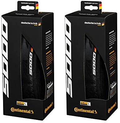Continental Grand Prix 5000 Cubierta para Bicicleta, Unisex Adulto, Negro, 700 x 25