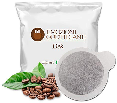 Emozioni Quotidiane - Cialde Ese 44mm in filtro Carta Espresso Napoletano Compostabili Cialda Prodotto Con Grani Pregiati Un Mix Di Qualita E Tecniche Di Tostatura E Macinazione (DECAFFEINATO, 300)