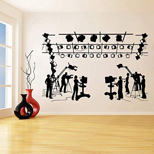 Wandtattoos Wandtattoos Tapete Film Crew Wandtattoo Kino Kino Film Filmen Kunst Dekoration Aufkleber Wandbild 65X43Cm