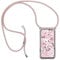 PekaTech Coque pour Huawei P Smart 2019 / Honor 10 Lite avec Cordon de Collier, Cover Transparente Silicone TPU Bumper Etui Housse avec Cordon Réglable Téléphone Lanyard Case Collier – Or Rose