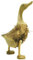 Gedeko Gartenfigur Ente Holz Wurzel Gartendeko Tier ca. 36-40 cm groß