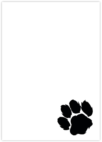 Briefpapier mit Hund DIN A4 - Hundemotiv Papier Hunde - 20 Blatt - Motiv Nr. 067 | 80g/m²