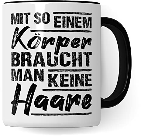 Glatzen Tasse, Lustige Glatzkopf Geschenkidee Kaffeetasse Humor Witz Geschenk für Glatze, Bald Kaffeebecher mit Spruch lustig, Männer Papa Opa Becher