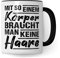 Glatzen Tasse, Lustige Glatzkopf Geschenkidee Kaffeetasse Humor Witz Geschenk für Glatze, Bald Kaffeebecher mit Spruch lustig, Männer Papa Opa Becher