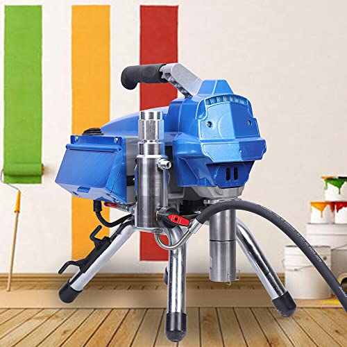 3000W Airless Farbsprühsystem Airless-Spritzmaschine 3000PSI 23MPA Druckregelnde Farbspritzgerät Spritzmaschine (Sprühbreite: 30CM, Sprühhöhe: 30M, Optimaler Sprühabstand: 35CM)