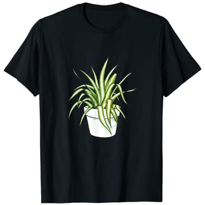 Spider House Plant Houseplant Chlorophytum Comosum Airplane T-Shirt