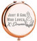 MYOSPARK K-Drama Liebhaber Geschenk K-Drama Mädchen Kompakter Make-up-Spiegel Geschenk koreanisches Drama Fan Geschenk Just A Girl Who Loves K-Drama Make-up Spiegel (Loves K-Drama Mirror)