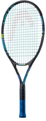 HEAD Novak 25 Tennisschläger, Schwarz/Blau, 8-10 Jahre