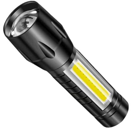 Veemoon 1pc USB Flashlight Rechargeable Led Torch Small Led Flashlight Waterproof Flashlight Night Flashlight Portable Flashlight Super Bright Flashlight USB Charging Flashlight Glare