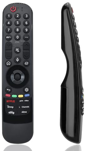 MR23GA IR Remote Control for 2023 LG TVs, MR23GA Remote for Most LG LCD LED HDTV UHD OLED HD 4K 8K Smart TVs Z3 G3 C3 B3 Series(No Voice Function)