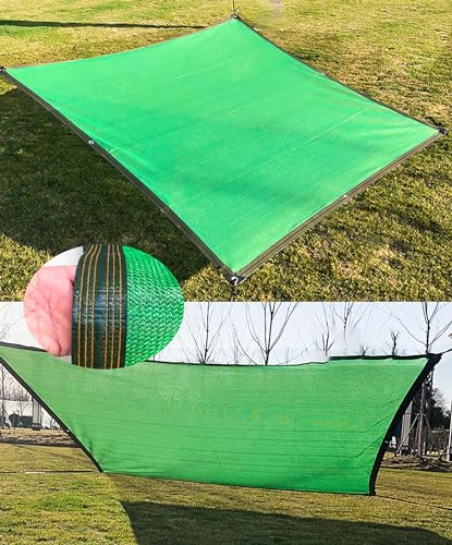SGSKEIEY Sun Sonnensegel Schattenspender Sonnenschutz 3x5M Gartennetz Zart Grün für Gewächshausabdeckung Terrasse Pflanze Blume Hühnerstall Carport (10x7m/32.8x23ft)
