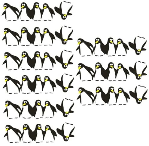 ifundom 9 Stück Pinguin Kühlschrankmagnet Pinguin Musteraufkleber Kühlschrankaufkleber Pinguin Wandaufkleber Kühlschrankaufkleber Selbstklebender Aufkleber Pinguin