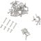 Stainless Steel Screw Set for TT02 Model Car Ideal for Seamless Assembly Process and Enhancing Performance Includes Storage Box