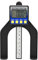 Magnetischer Tiefenmesser, Tiefenmesser mit Digitaler Anzeige, 0–80 Mm, Magnetischer, ABS-Kunststoff, Metrische Umrechnung, Dual-Zweck-Lineal, Abnehmbare Stange