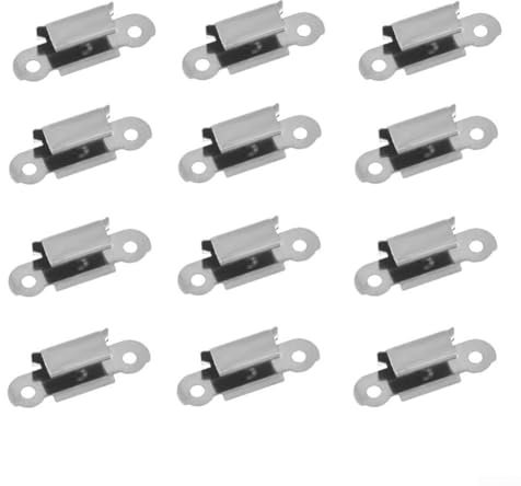Lot de 12 pinces pour plateau d'imprimante 3D, pinces de plaque de verre compatibles avec Ender 3, fabriquées en acier inoxydable durable, offrant une excellente résistance et stabilité