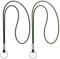 Nezyo 2 Stück Schlüsselband Lang Lanyard Schlüsselanhänger Umhängeband Lanyard Schlüsselband Schlüsselkette Band mit Ring für Schlüssel Ausweis Handy Kamera Lanyard(Schwarz, Armeegrün)