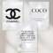 Dekomundo COCO CHANEL Bilder 3er Set Wohnzimmer, Schlafzimmer, Laden und Shop Moderne Poster zum Einrahmen, 3x 50x70 cm, Hell