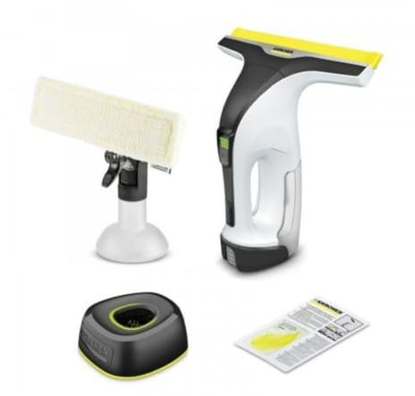 K?rcher WV 4-4 PLUS Battery set Electrique Nettoyant pour vitres 0,15 L Schwarz, Wei?, Gelb (1.633-542.0)