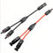 AUXHCYL Solar Y Kabel 6mm², 1 Paar of Solarkabel Y-Verteiler, Y Splitter, PV Y Kabel für Solaranlage Steckerfertig(M/FF and F/MM, Rot +Schwarz)