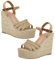 BESPORTBLE 1 Paio Scarpe da Donna con Corda di Sandali da Spiaggia Donne Sandali Comodi Scarpe con Zeppa da Donna Corda di