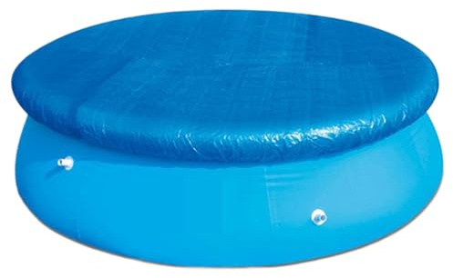 Copertura gonfiabile per piscina, rotonda, protezione contro il calore, facile da impostare, antipolvere, coperta di sicurezza per esterni, giardino, spa, inverno, interrato, patio sotterraneo