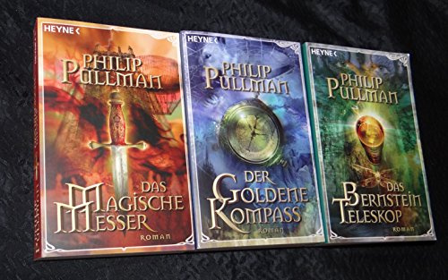 Sammlung PHILIP PULLMAN 2 Bände: Das Bernstein Teleskop, Das Magische Messer [605, 381 Seiten]