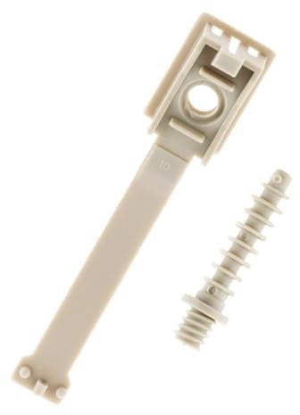 Zenitech - Lot de 20 Attaches Clipsables Ø16/20mm avec Chevilles - Fixation Rapide et Sécurisée - Idéal pour Tubes - Installation Facile - Plastique Durable - Gris - 16/20mm