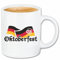 Reifen-Markt Kaffeetasse OKTOBERFEST - WIESN - MÜNCHEN - CANNSTATTER WASEN - VOLKSFEST Keramik 330 ml in Weiß