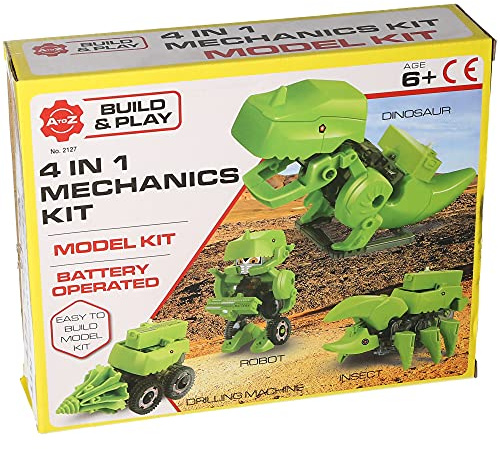 Atoz 4 in 1 Mechanics Set Dino
