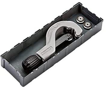 Rothenberger 1000002192 Coupe-tube Tube Cutter Inox Plus Roues de découpe avec cliquet télescopique Guide et molette de rechange pour tubes d'acier inoxydable Ø 6–60 mm avec réglage rapide, gris