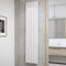 Schulte Design-Heizkörper Aachen, 200 x 46 cm, 1127 Watt Leistung, Mittelanschluss, alpin-weiss, Wohnraumheizkörper für Zweirohr-Systeme