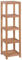 vidaXL Étagère de Salle de Bain 4 Niveaux Armoire Toilette Bois de Teck Massif