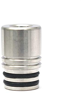 Denghui-ec, Metal Taste Tipo Vape Boquilla 510 Punta De Goteo para E-Cigarrillo 510 RTA RDTA Atomizador Fit Melo 3 Mini IJust S, Etc. (Color : Plata)