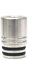 Denghui-CE, Metal Taste Type Vape Mouthpiece 510 Drip Tip per Sigaretta Elettronica 510 Thread RTA RTA Atomizzatore Fit Melo 3 Mini IJust S Etc (Colore : Argento)