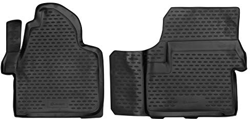 Element Passgenaue Premium 3D Gummimatten Fussmatten passend für Mercedes Sprinter, 2006-2019, 2 TLG.
