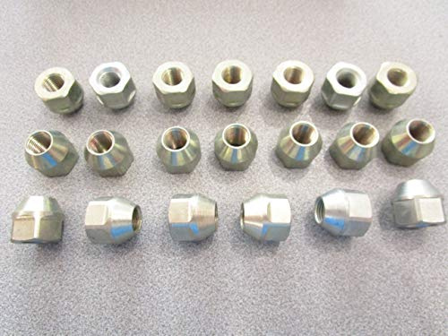 Kit 20 Bulloni Ruota Compatibili Con NISSAN MICRA CUBE LEAF JUKE PIXO NOTE PULSAR NV200 Fissaggio Ruote Gomme Cerchi In Acciaio e In Lega in Ferro Farad MADE IN ITALY