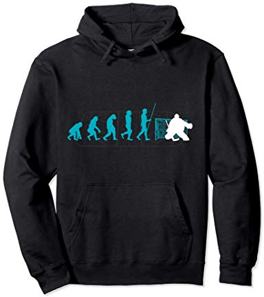 Eishockey Torwart I Goalie | Ice Hockey Evolution Geschenk Pullover Hoodie