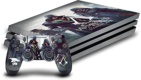 Head Case Designs Offizielle Zugelassen Assassin's Creed The Rooks Syndikat Grafiken Vinyl Haut Gaming Aufkleber Abziehbild kompatibel mit Sony PlayStation 4 PS4 Pro Console and DualShock 4 Controller